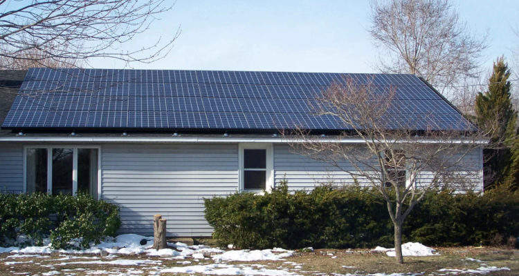 Solar Panel Installation On House
