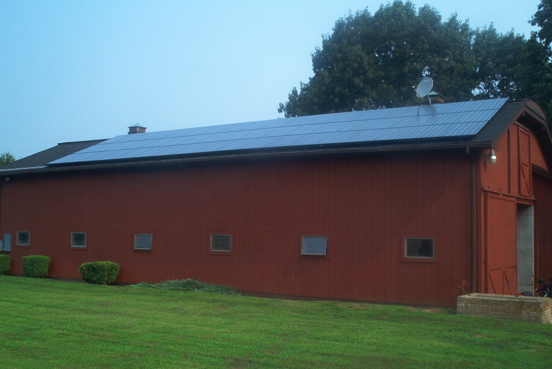Barn Solar Power Installation
