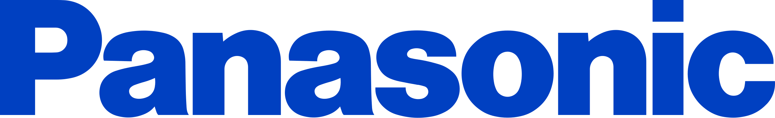Panasonic group logo in blue