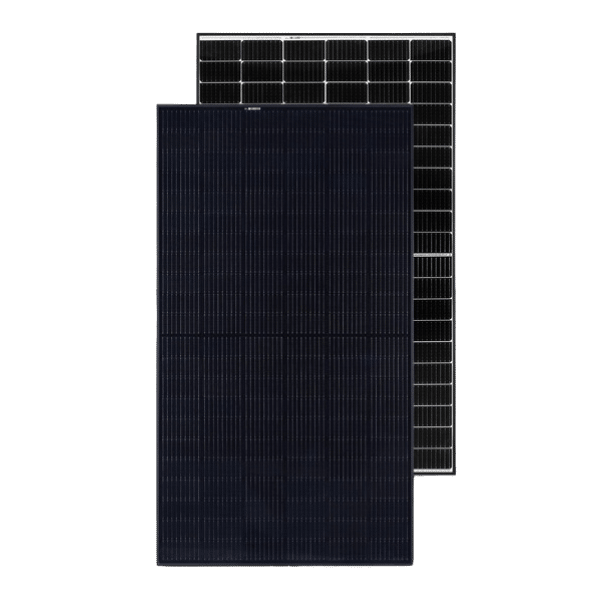 two REC Solar Panels in view with transparent background